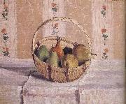 Camille Pissarro basket of apples and pears Spain oil painting artist